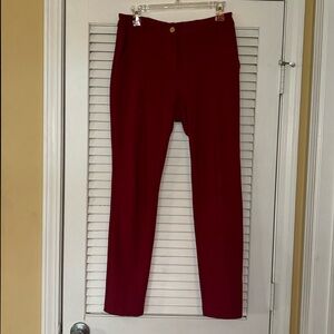 Burgundy pants